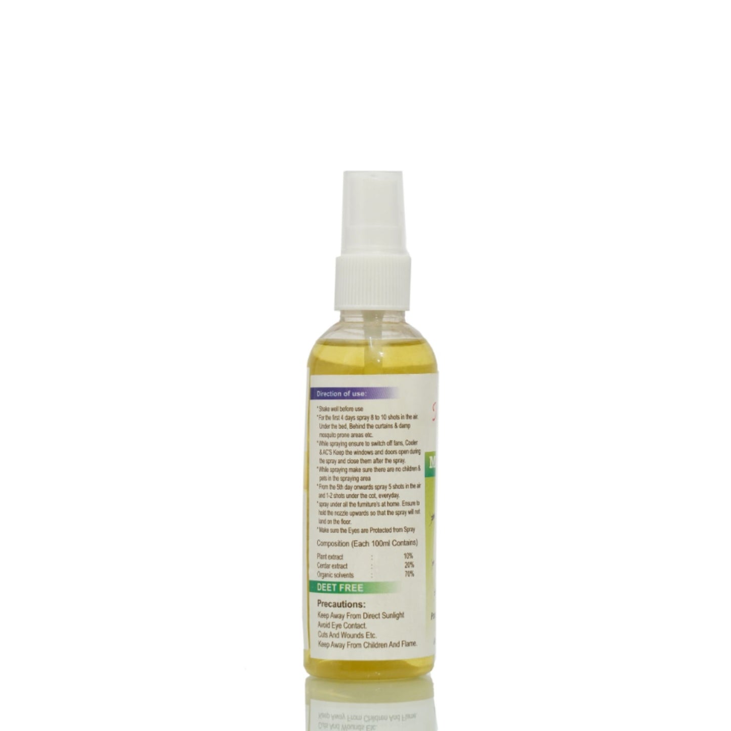 Mikado’s Mosquito Spray 100 ML (Power Pro) | Strong Mosquito Protection | Quick Action | Non-Sticky Formula