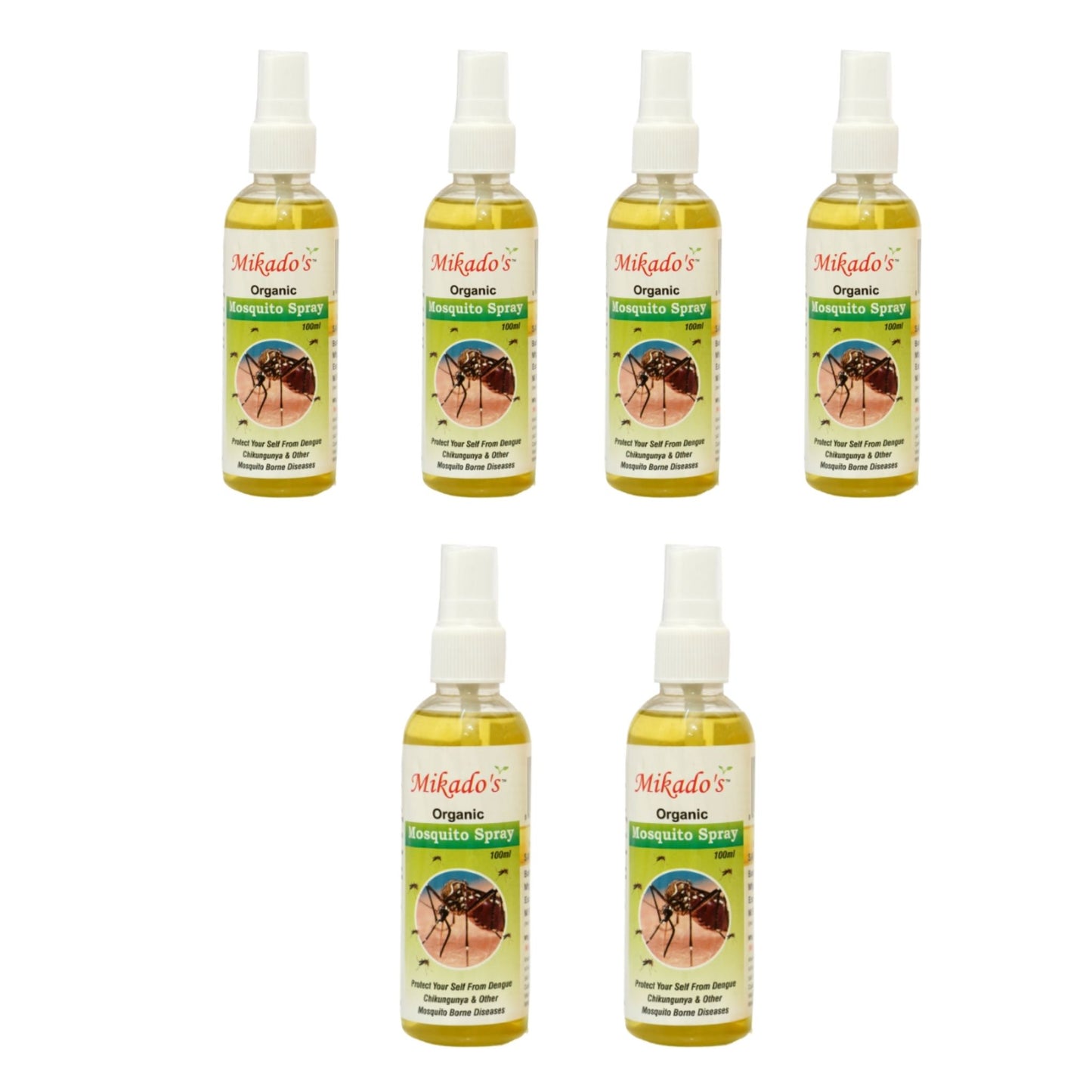 Mikado’s Mosquito Repellent Spray 100 ML | Fast-Acting Protection | Long-Lasting | Safe for Home Use
