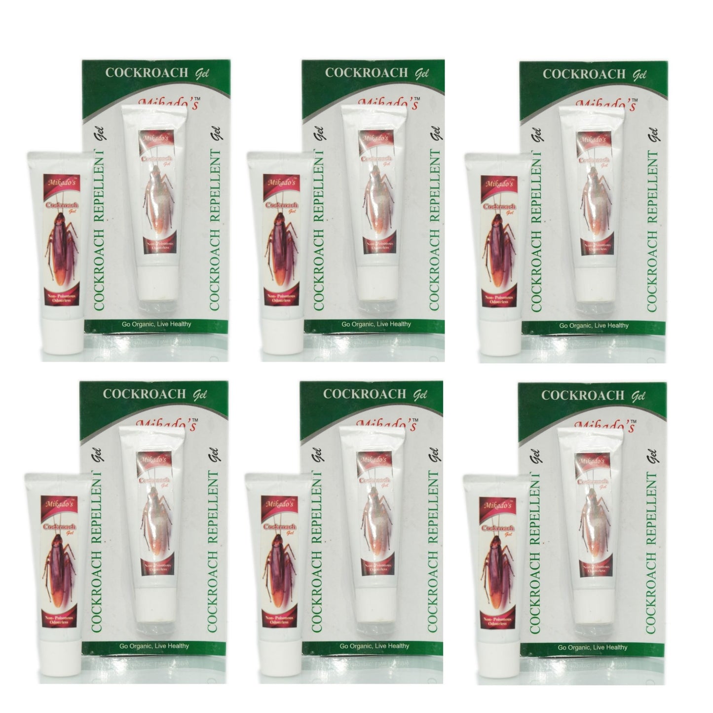 Mikado’s Cockroach Gel | Non-Toxic Formula | Keeps Cockroaches Away | Long-Lasting Effect