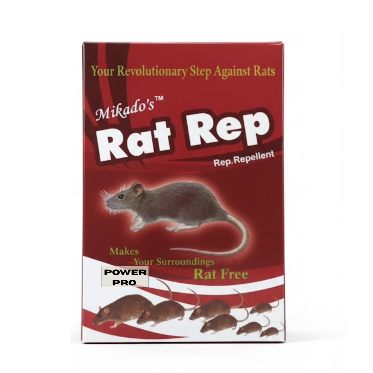 Mikado’s Rat Repellent (Power Pro) | Non-Poisonous Rodent Repellent | Long-Lasting Protection | Safe for Home Use