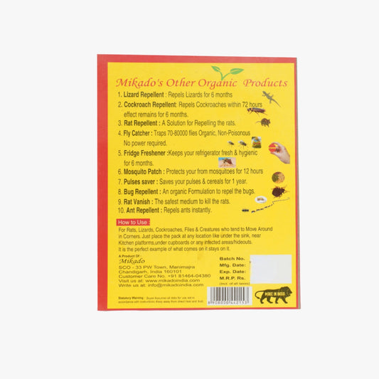 Mikado's Small Glue Trap Eco Pack of 3 | Powerful Sticky Trap for Rats, Mice & Insects | Easy to Use | Mess-Free