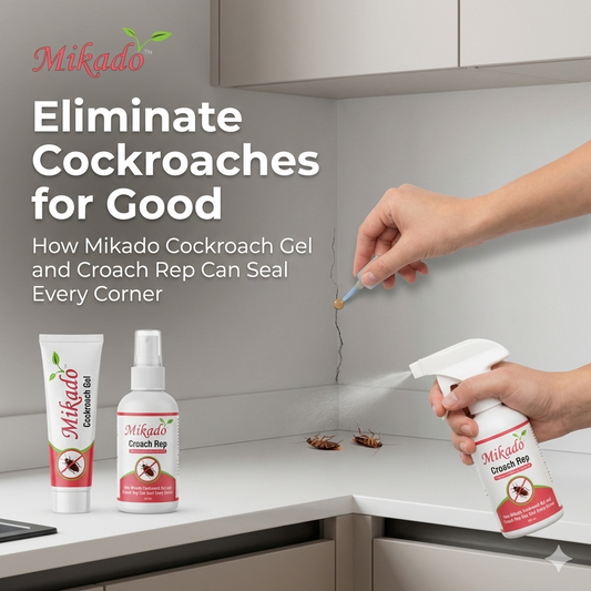 Eliminate Cockroaches for Good: How Mikado Cockroach Gel and Croach Rep Can Seal Every Corner