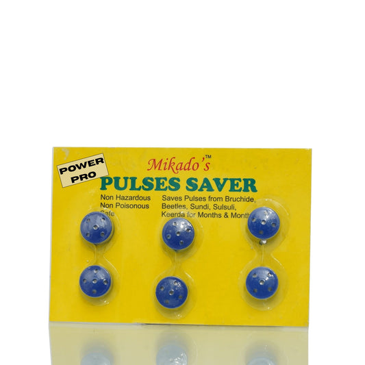 Mikado’s Pulses Saver (Power Pro) | Protects Pulses & Dry Fruits from Insects | Non-Poisonous | Long-Lasting Storage Protection