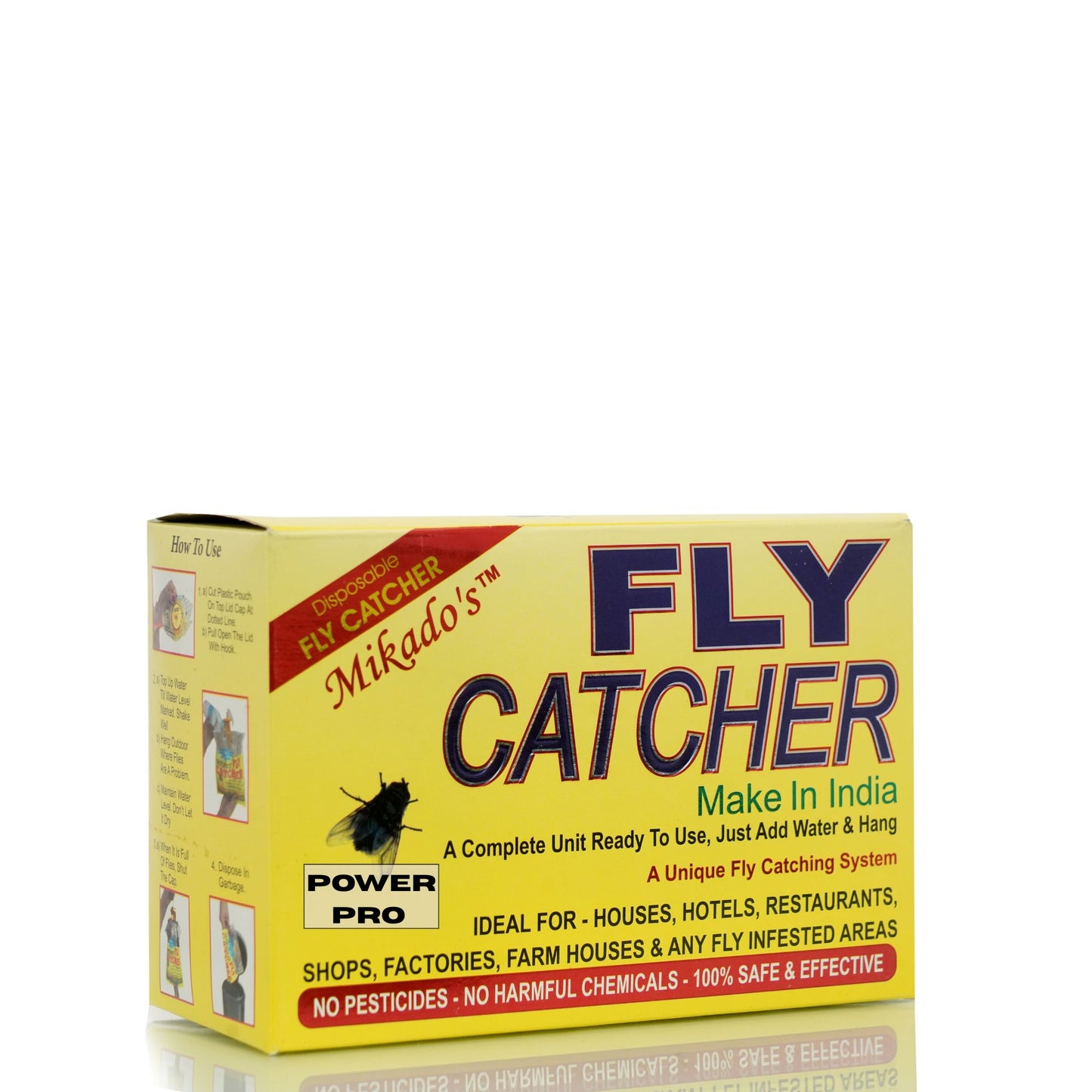 Fly Catcher (Regular) Non-Electric (Power Pro) | Easy Fly Trap | No Power Needed | Safe & Effective