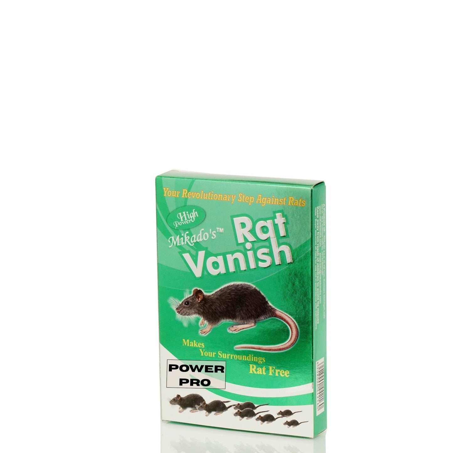 Rat Vanish (Power Pro) | Powerful Rat Destroyer | Fast-Acting Rodent Control | Effective for Home & Warehouse