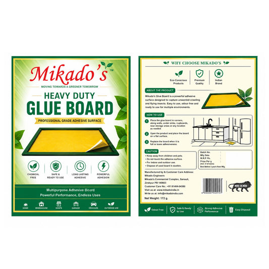 Mikado’s Glue Trap Big Size | High Strength Adhesive | Captures Rodents & Crawling Insects | Long-Lasting