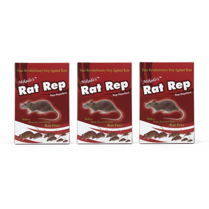 Mikado’s Rat Repellent | Safe & Effective Rodent Deterrent | Ideal for Home, Office & Storage