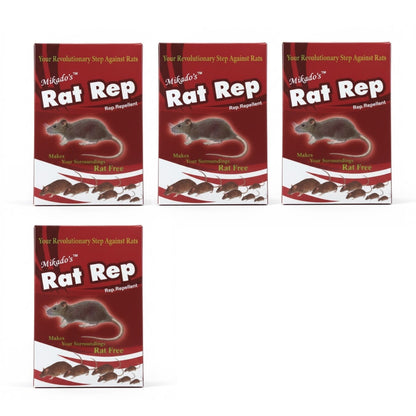 Mikado’s Rat Repellent | Safe & Effective Rodent Deterrent | Ideal for Home, Office & Storage
