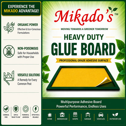 Mikado’s Glue Trap Big Size | High Strength Adhesive | Captures Rodents & Crawling Insects | Long-Lasting