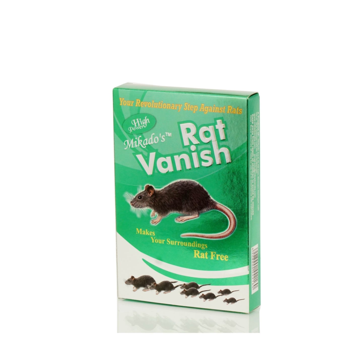 Rat Vanish | Powerful Rat Destroyer | Fast-Acting Rodent Control | Effective for Home & Warehouse