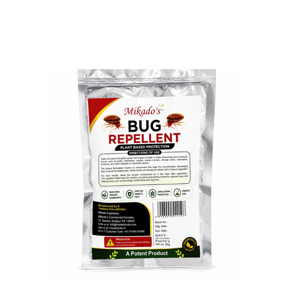 Mikado Power Pro Bug Repellent | Effective Against Ants, Cockroaches & More | Safe & Easy to Use | Home Protection