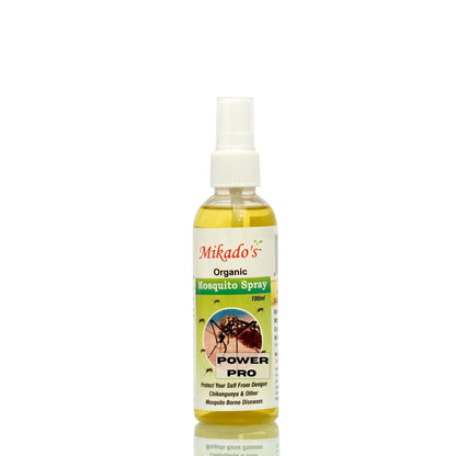Mikado’s Mosquito Spray 100 ML (Power Pro) | Strong Mosquito Protection | Quick Action | Non-Sticky Formula