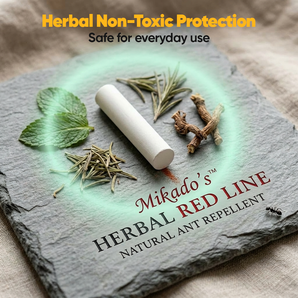 Mikado’s Ant Repellent Chalk | Reliable Ant Protection | No Mess | Long-Lasting Home Solution