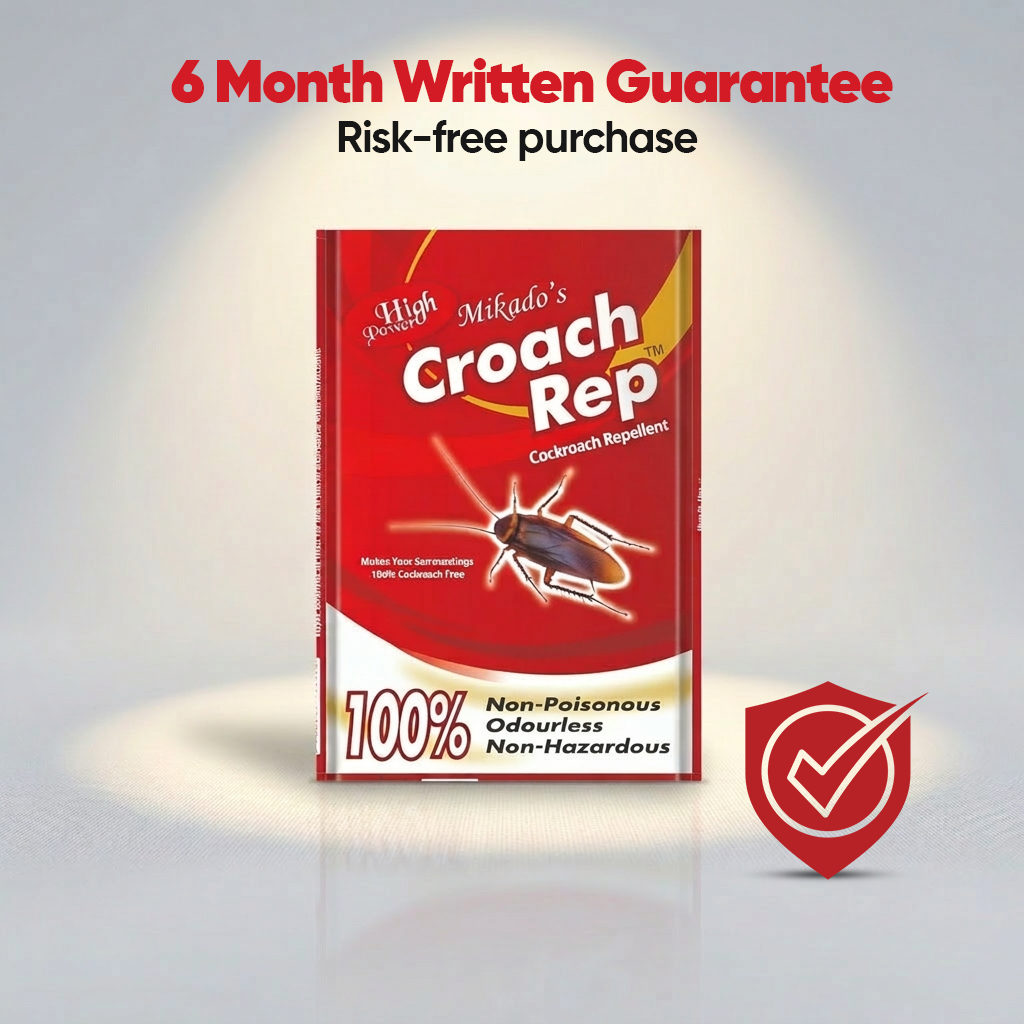 Mikado Cockroach Repellent Non-Poisonous Powder | Safe for Home & Kitchen | Easy Application | Strong Control