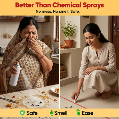Mikado’s Ant Repellent Chalk | Reliable Ant Protection | No Mess | Long-Lasting Home Solution