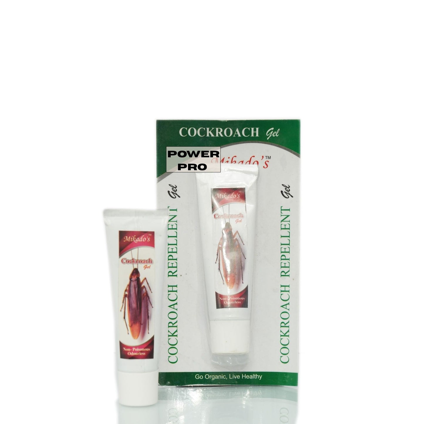 Mikado’s Cockroach Repellent Gel (Power Pro) | Non-Poisonous Formula | Safe & Effective Roach Control | Long-Lasting Protection