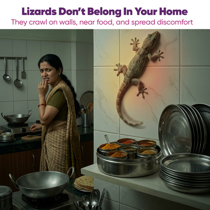 Mikado’s Lizard Repellent Cubes for Home | Non-Poisonous | Long-Lasting Protection | Safe & Easy to Use