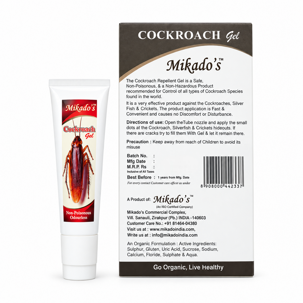 Kitchen Protection Kit (Cockroach Gel + Ant Spray + Cockroach Powder)