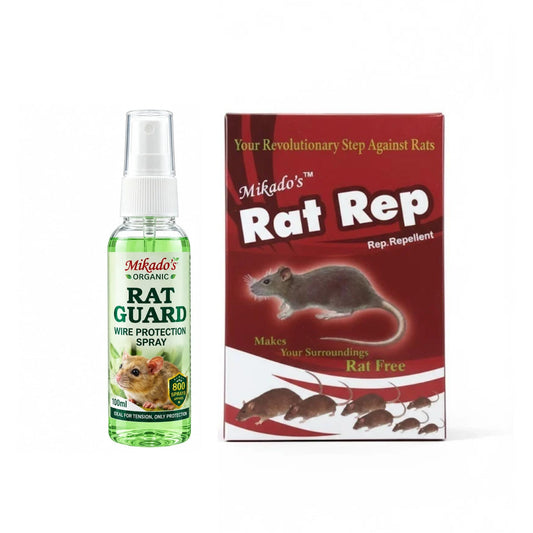 Mikado's Rat Protection Combo – Rat Repellent & Rat Guard Spray | Non-Toxic Wire & Home Protection