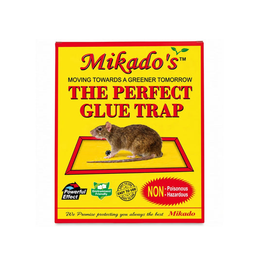 Mikado's Small Glue Trap Eco Pack of 3 | Powerful Sticky Trap for Rats, Mice & Insects | Easy to Use | Mess-Free
