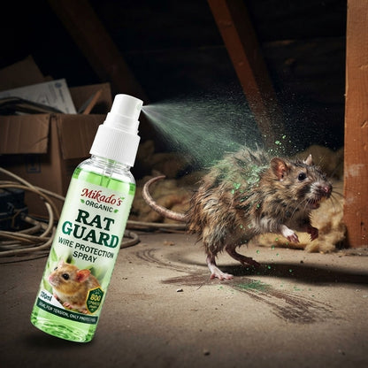 Mikado’s Rat Guard 100 ML Spray (Power Pro) | Prevents Rat Wire Cutting | Anti-Rodent Protection for Car & Home